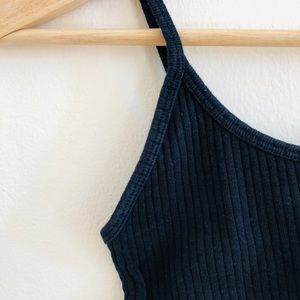 Topshop Knit Crop Tank Top